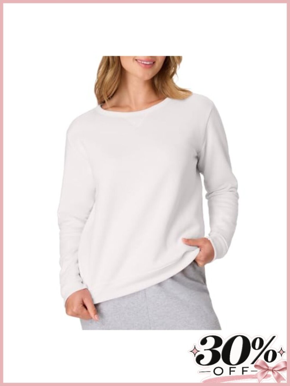 EcoSmart Fleece Sweatshirt Soft Midweight Pullover Crewneck